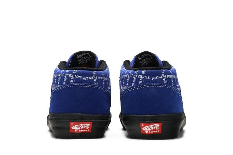 Supreme x Vans Half Cab Pro '92 Logo Pattern - Royal Blue