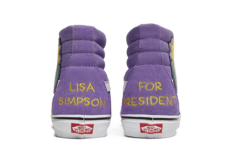 The Simpsons x Vans Sk8-Hi Lisa 4 Prez