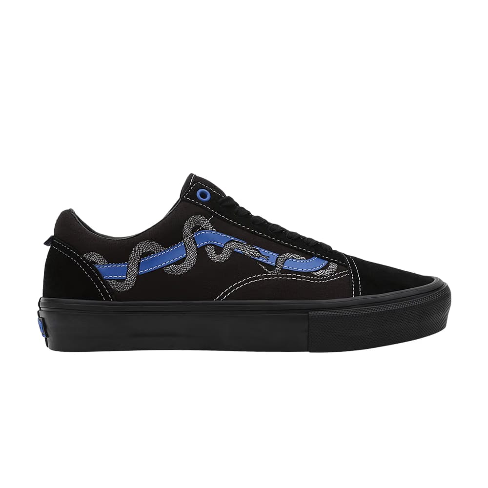Breana Geering x Vans Skate Old Skool Black Blue Snake