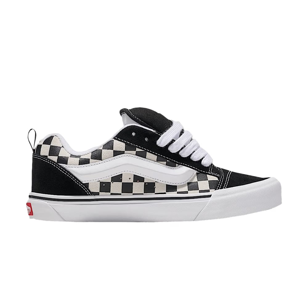 Vans Knu Skool Checkerboard Shoe Black And White