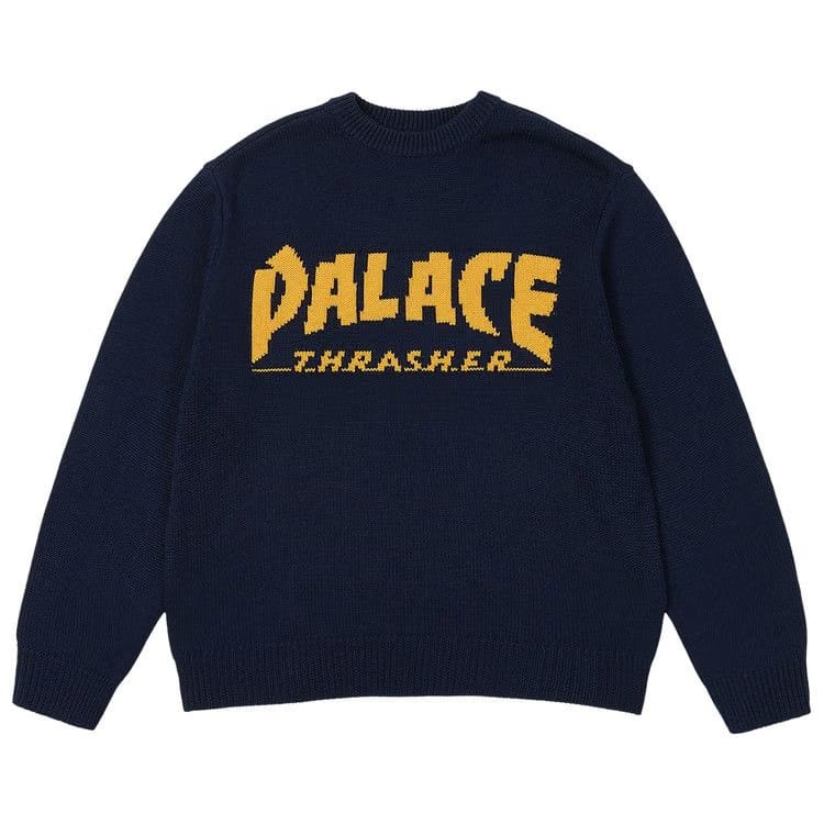 Palace x Thrasher Knit Navy