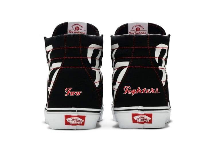 Foo Fighters x Vans Sk8-Hi 25th Anniversary