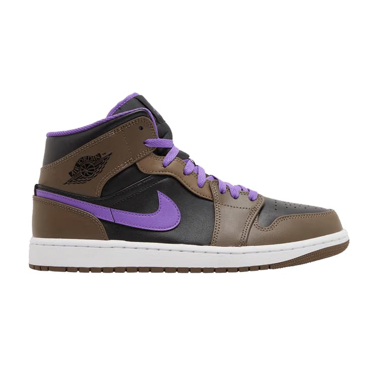Air Jordan 1 Mid PalominoWhiteWild Berry