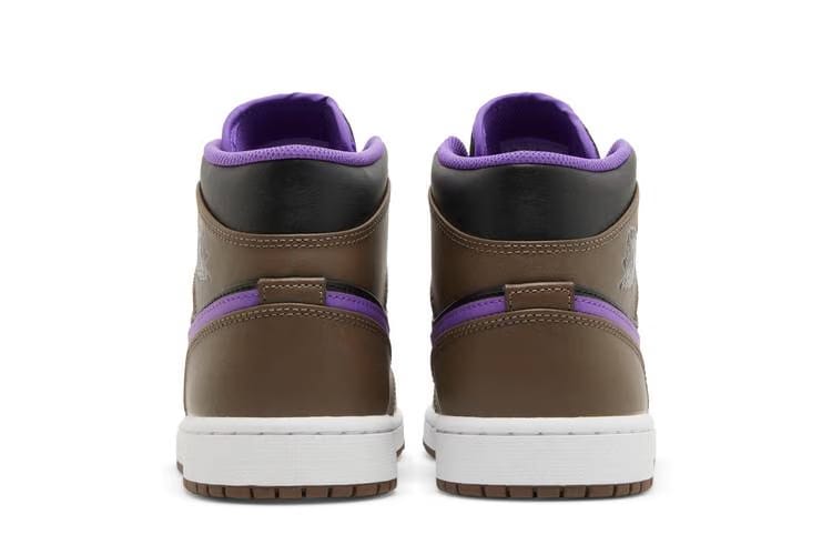 Air Jordan 1 Mid PalominoWhiteWild Berry