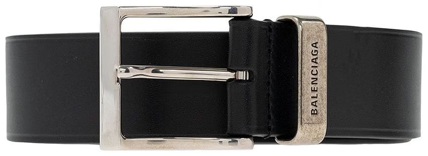 Balenciaga Rectangle Large Belt Black