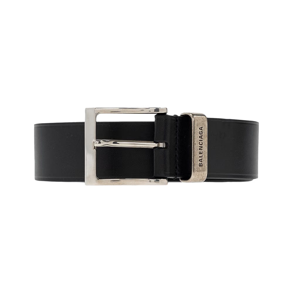 Balenciaga Rectangle Large Belt Black