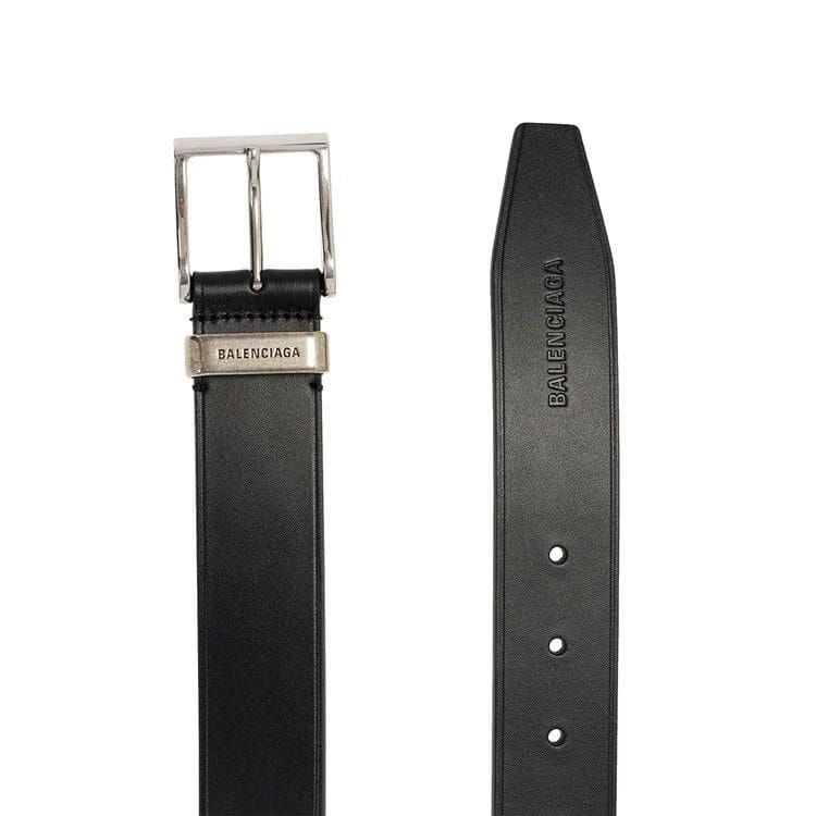 Balenciaga Rectangle Large Belt Black