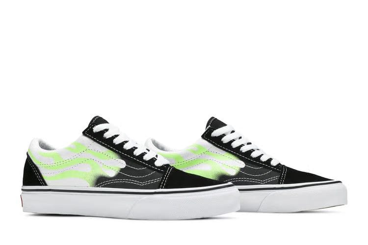 Vans Old Skool Flame Black White