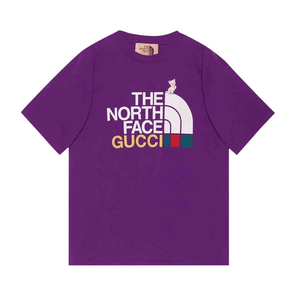 Gucci x The North Face T-Shirt Purple