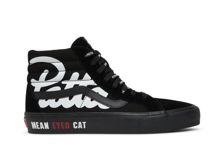 Vans Patta x Vault Sk8-Hi Reissue VLT LX Mean Eyed Cat - Black