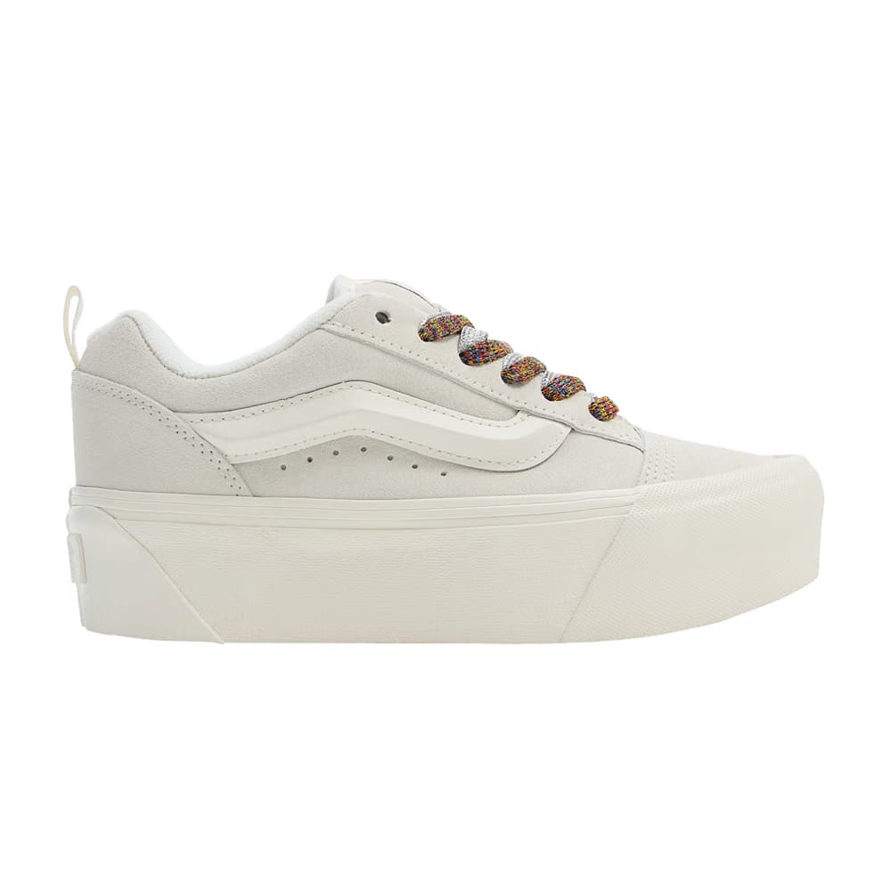 Vans Knu Stack White Multi-Color Laces