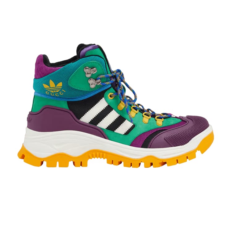 Adidas x Gucci Lace Up Boot Purple Green