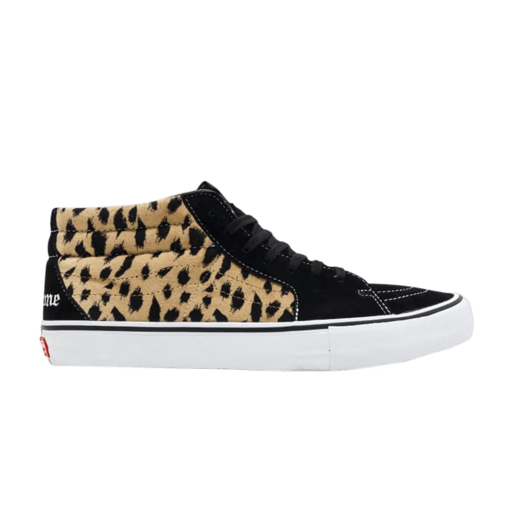 Supreme x Vans Sk8-Mid Pro Cheetah Velvet