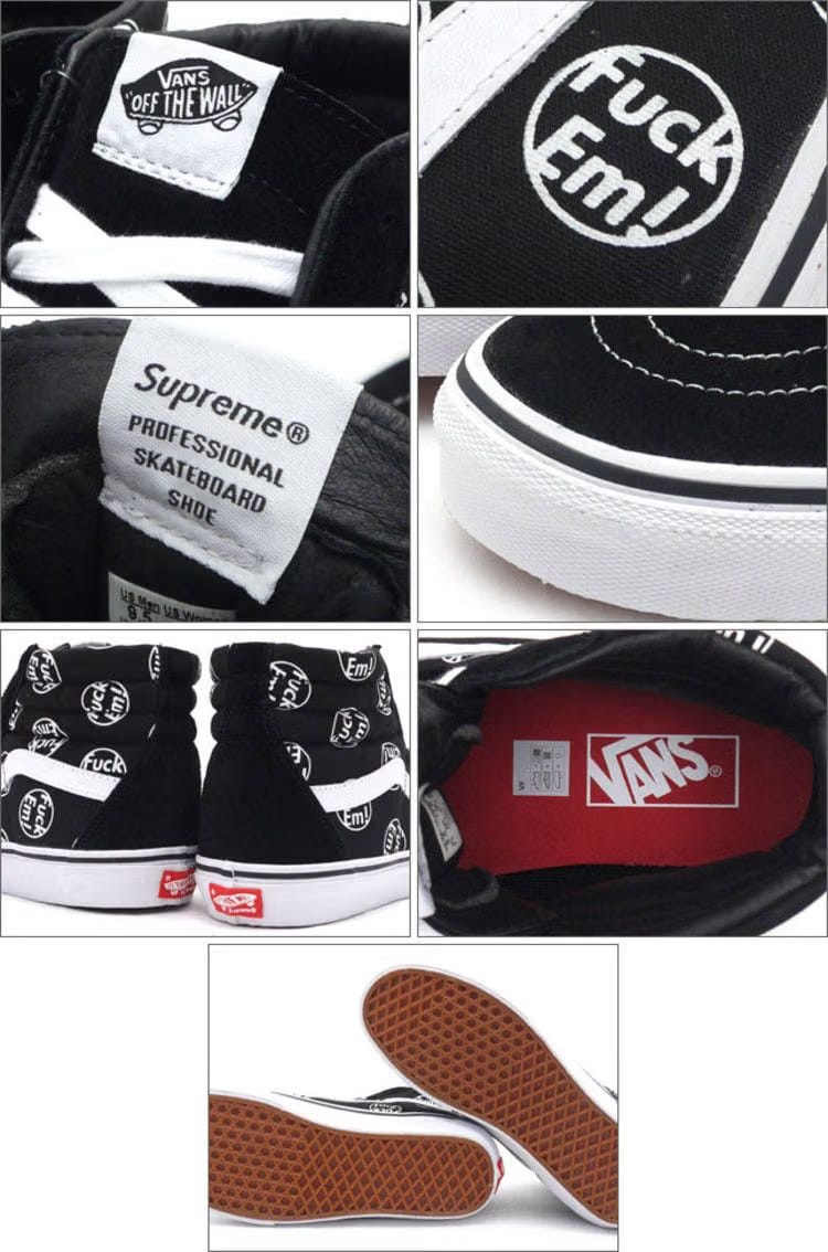 Supreme x Vans Sk8-Hi Fuck Em