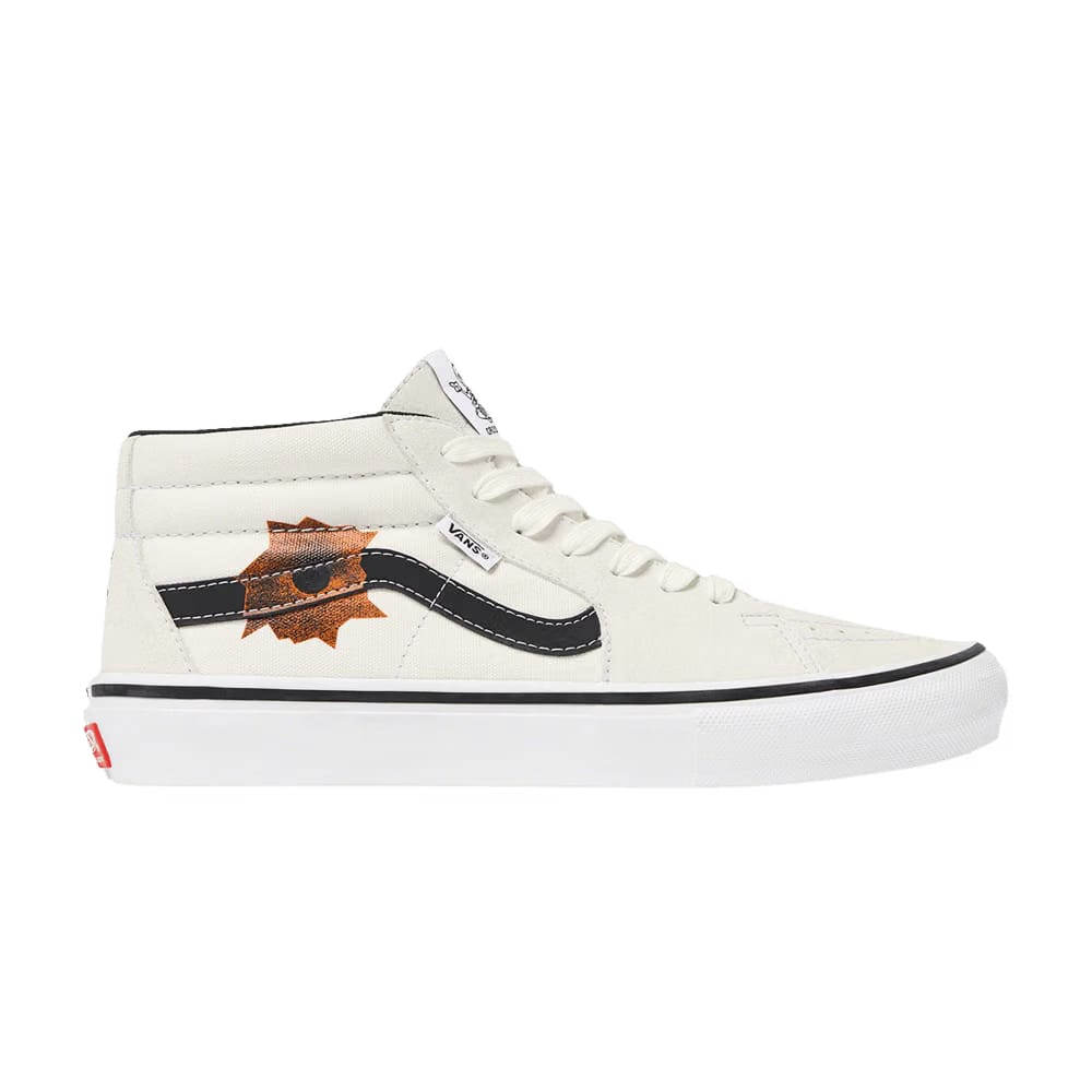 Supreme x Nate Lowman x Vans Skate Grosso Mid Cream