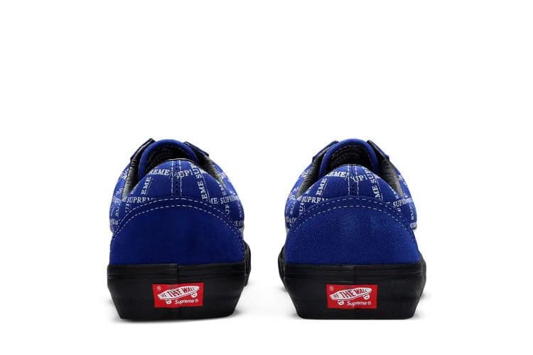 Supreme x Vans Old Skool Pro Logo Pattern - Royal