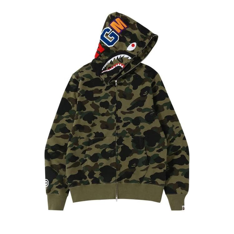 BAPE SHARK CAMO 1ST ZIPPER