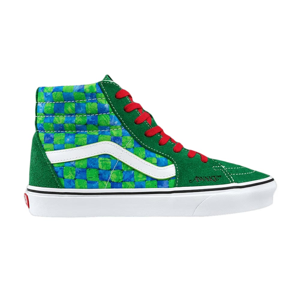 Vans Awake NY x Sk8-Hi Green Checkerboard