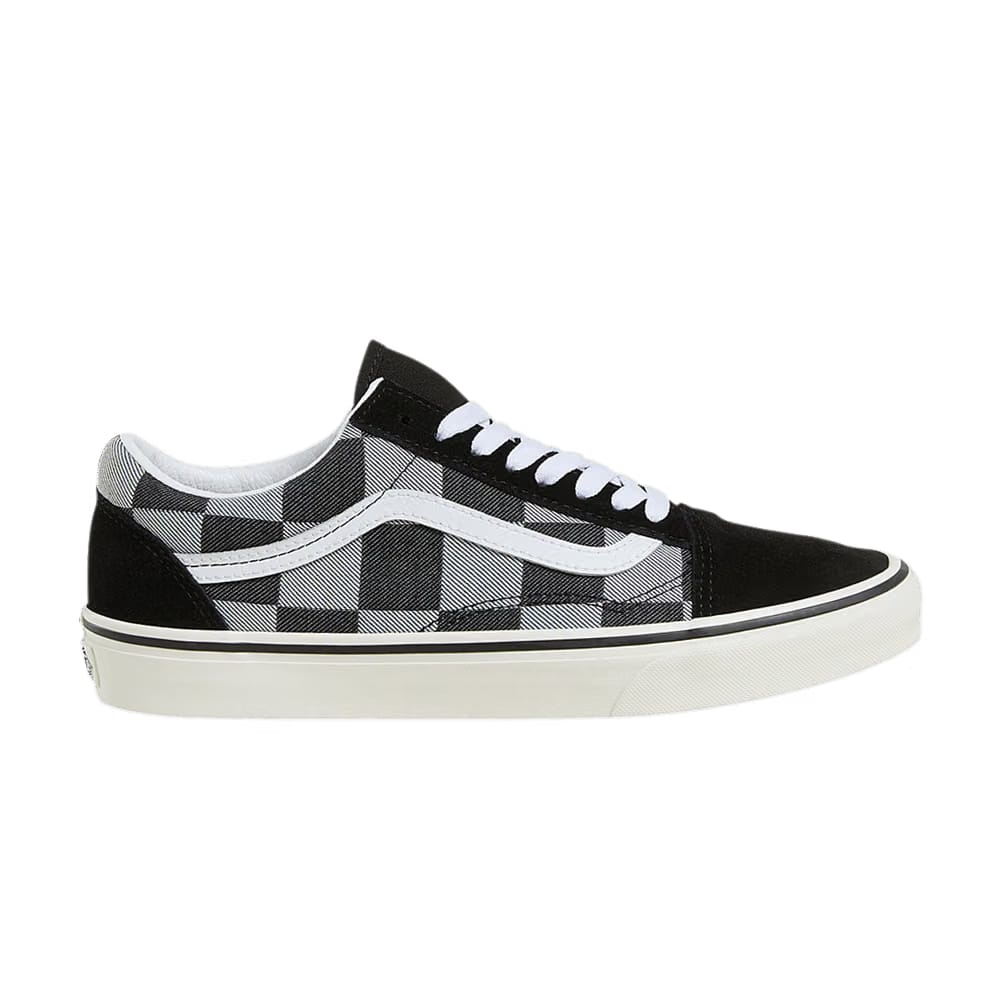 Vans Old Skool Black Large Checkerboard