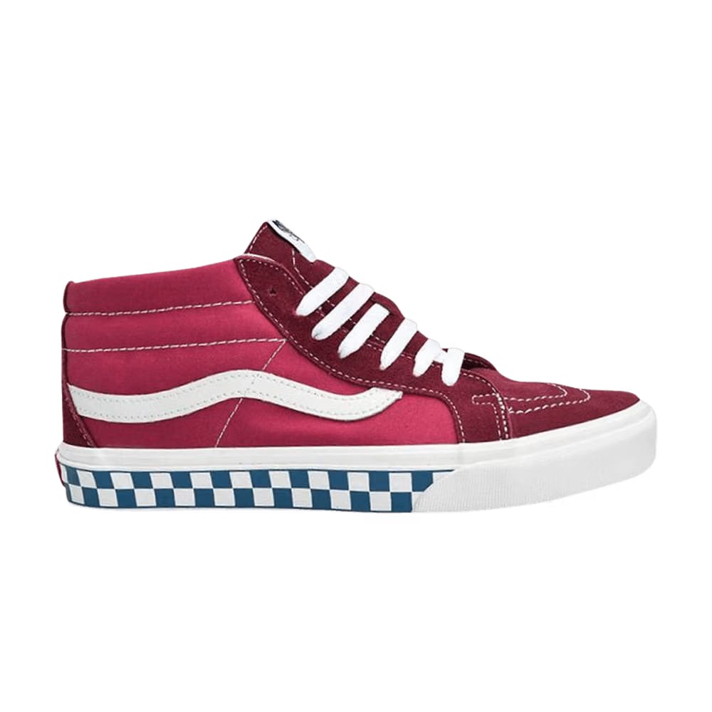 Vans Sk8-Mid Reissue Checker Sidewall - Rumba Red Jazzy