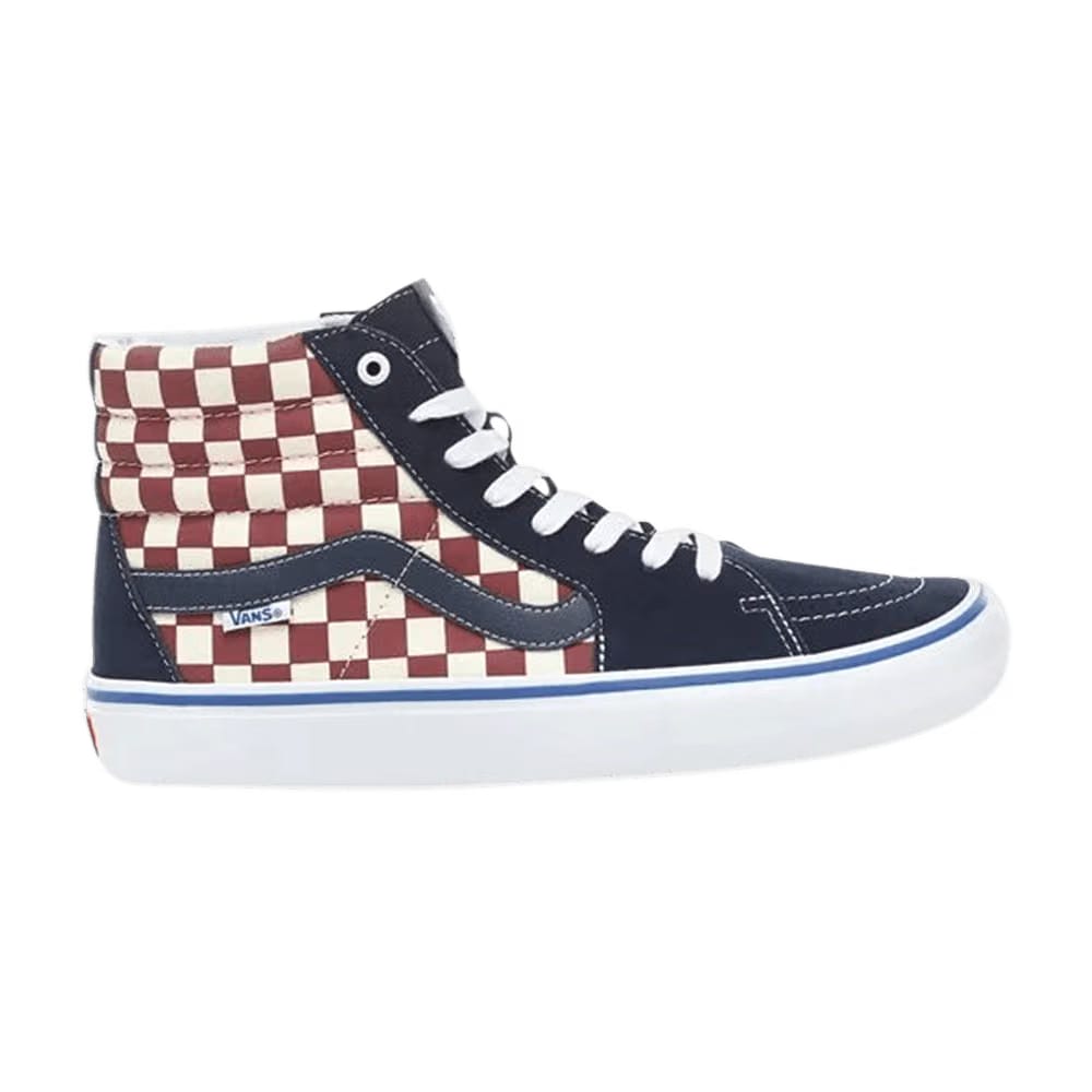 Vans Sk8-Hi Pro Checkerboard - Dress Blues