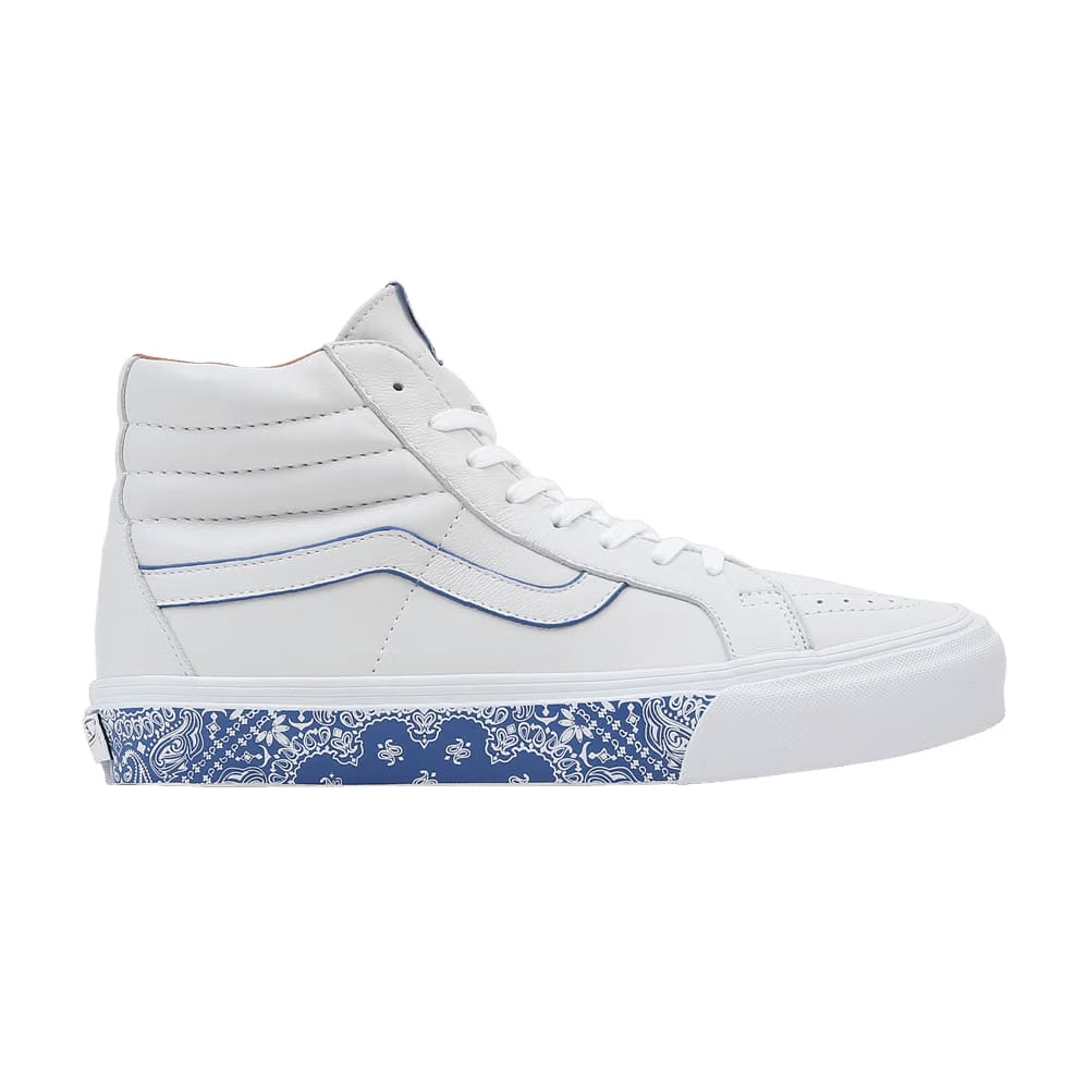 Vans Sk8-Hi Reissue LX Bandana - White True Blue