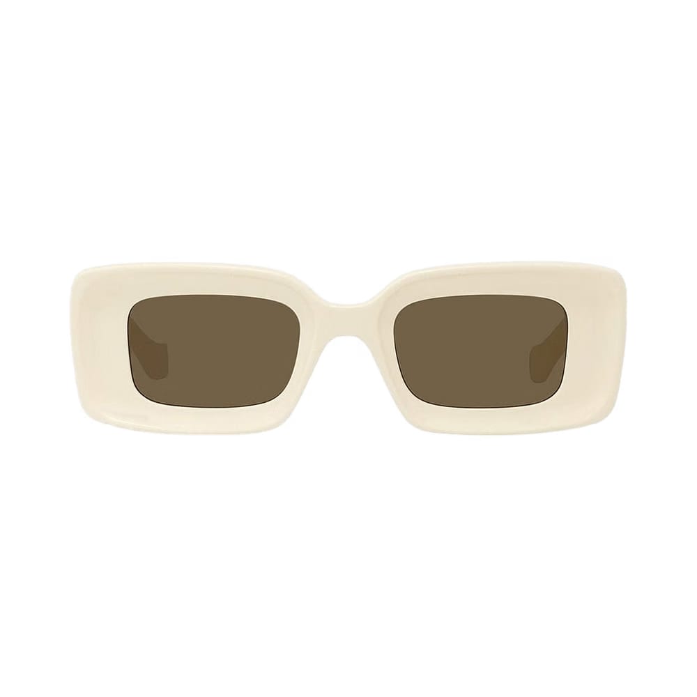 Loewe Chunky Anagram Sunglasses Ivory/Brown