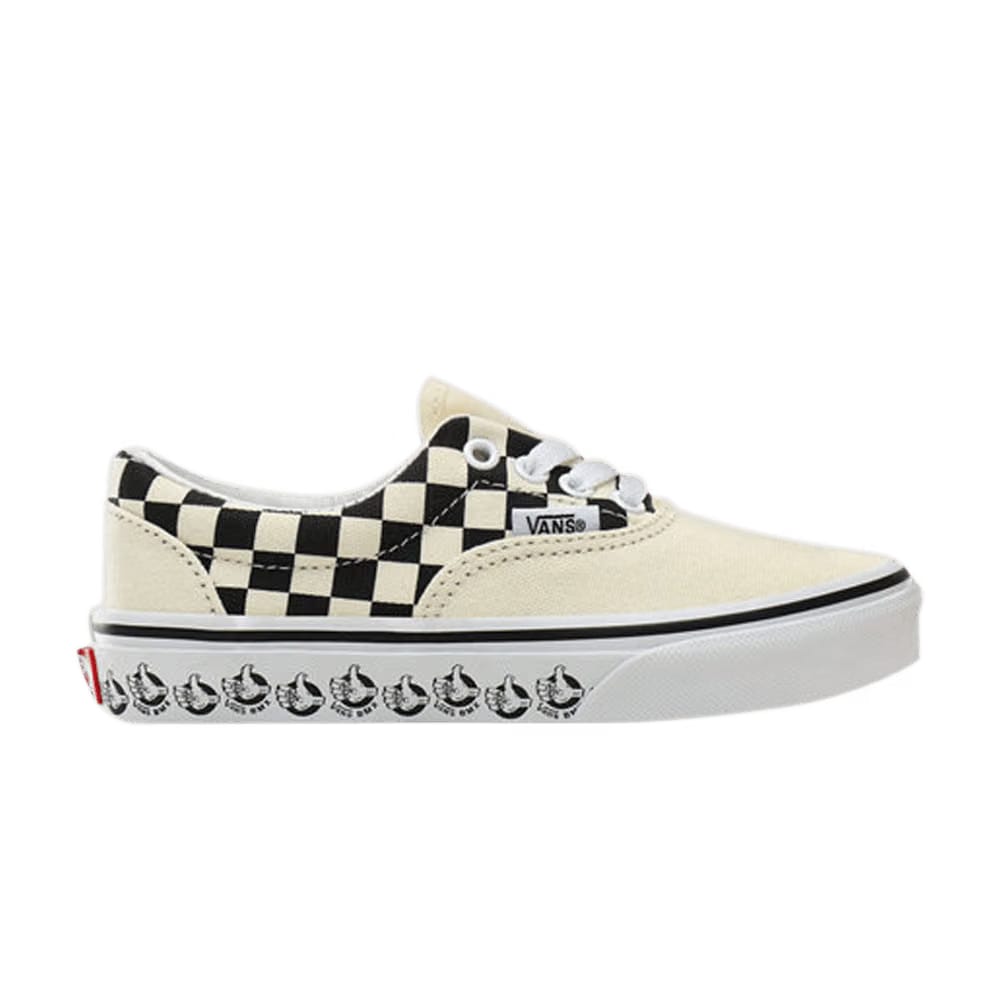Vans BMX Era Kids White Black Checkerboard