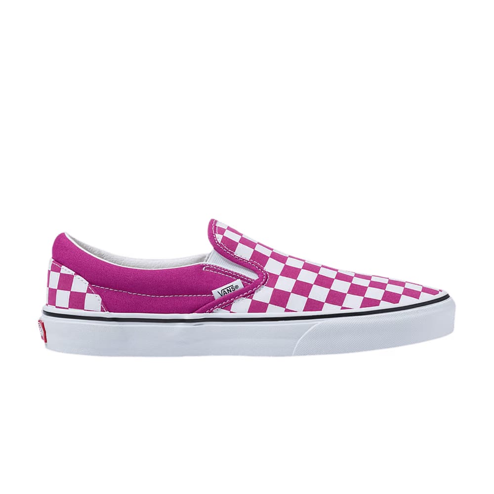 Vans Classic Slip-On Checkerboard - Fuchsia Red
