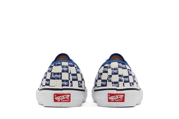 Supreme x Vans Authentic Pro Checkered Blue