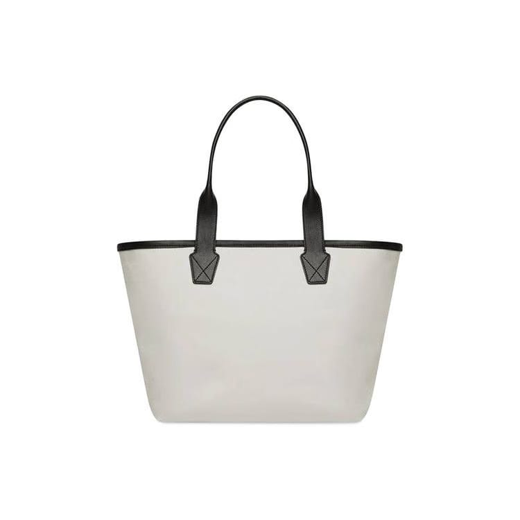 Balenciaga Jumbo Logo Tote Bag White