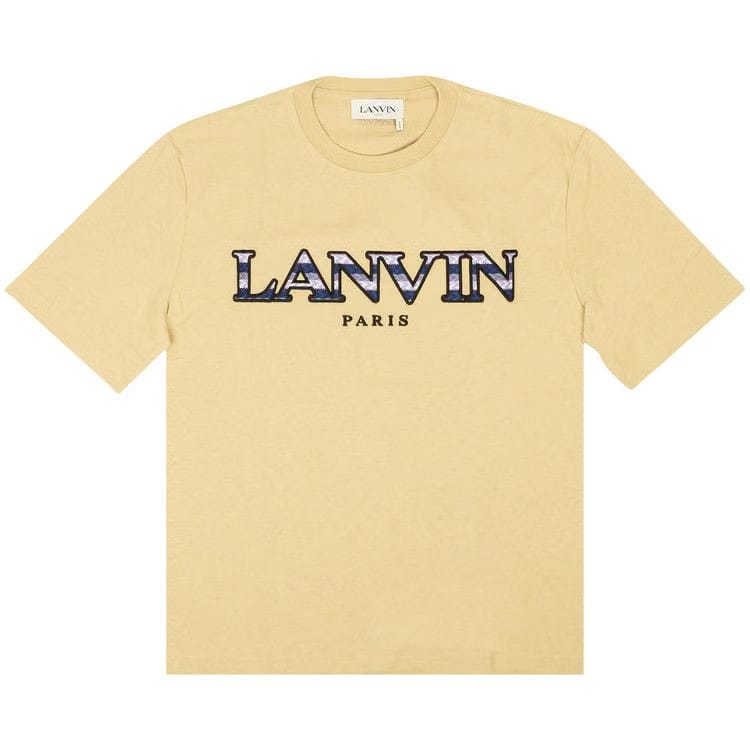 Lanvin Curb Logo T-Shirt Light Beige