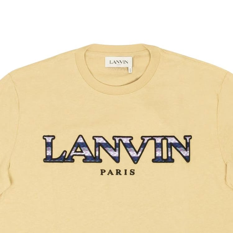 Lanvin Curb Logo T-Shirt Light Beige