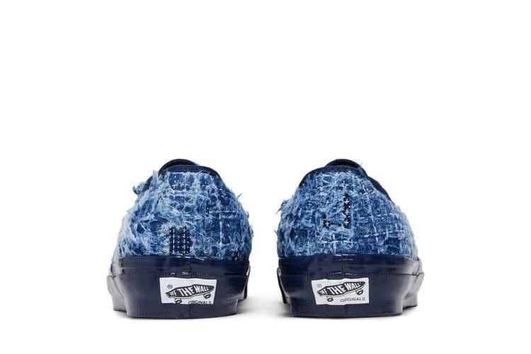 FDMTL x Vans OG Authentic LX Distressed Indigo