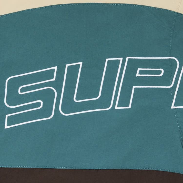 Supreme Curve Track Jacket Brown