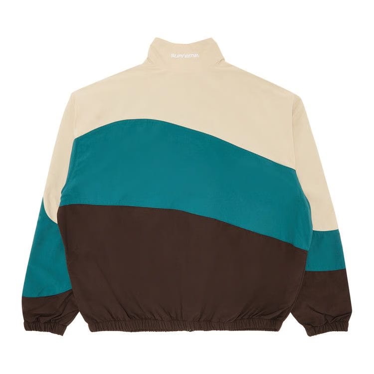 Supreme Curve Track Jacket Brown