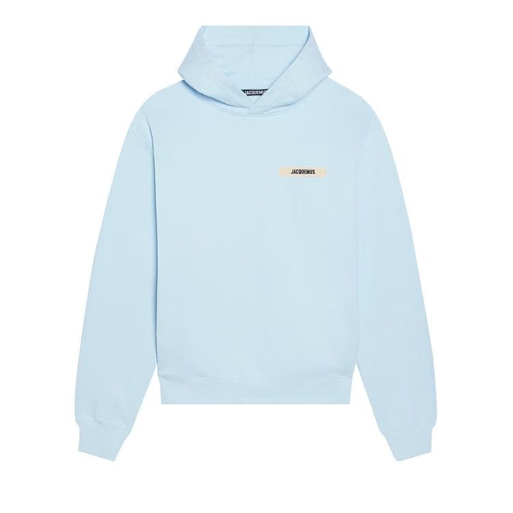 Jacquemus Le Hoodie Gros Grain Light Blue