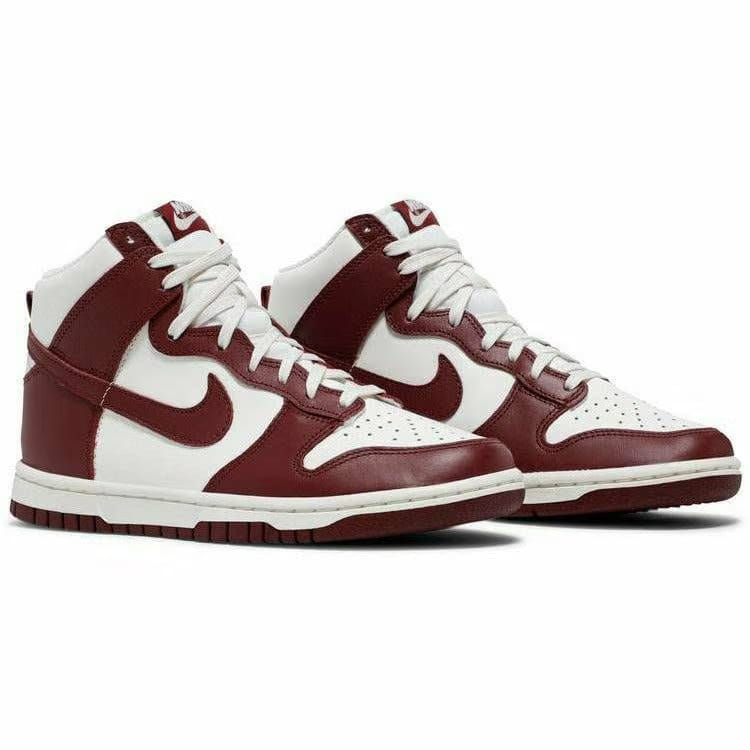 Nike Dunk High Off White Team Red W