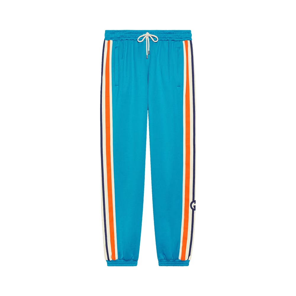 Gucci Interlocking G Jogging Pant Blue/Orange
