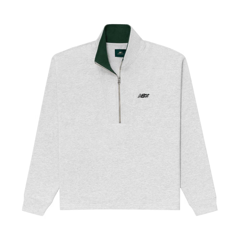 Aimé Leon Dore x New Balance Quarter Zip Pullover Silver Mix