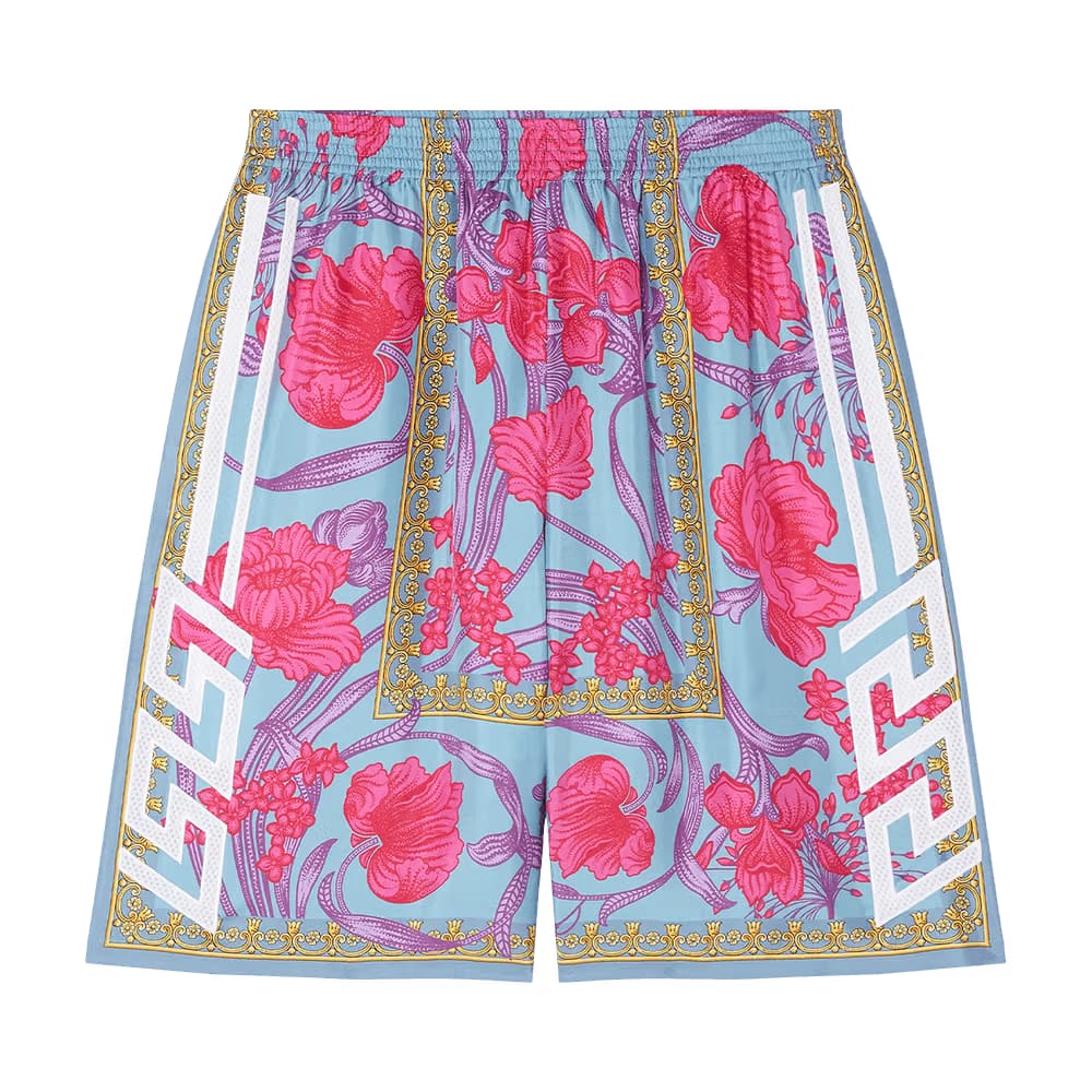 Versace Printed Shorts Purple/Pink