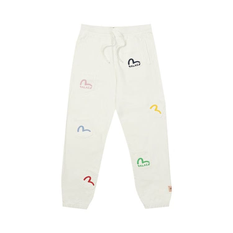Palace x Evisu Multi Pocket Jogger Egret
