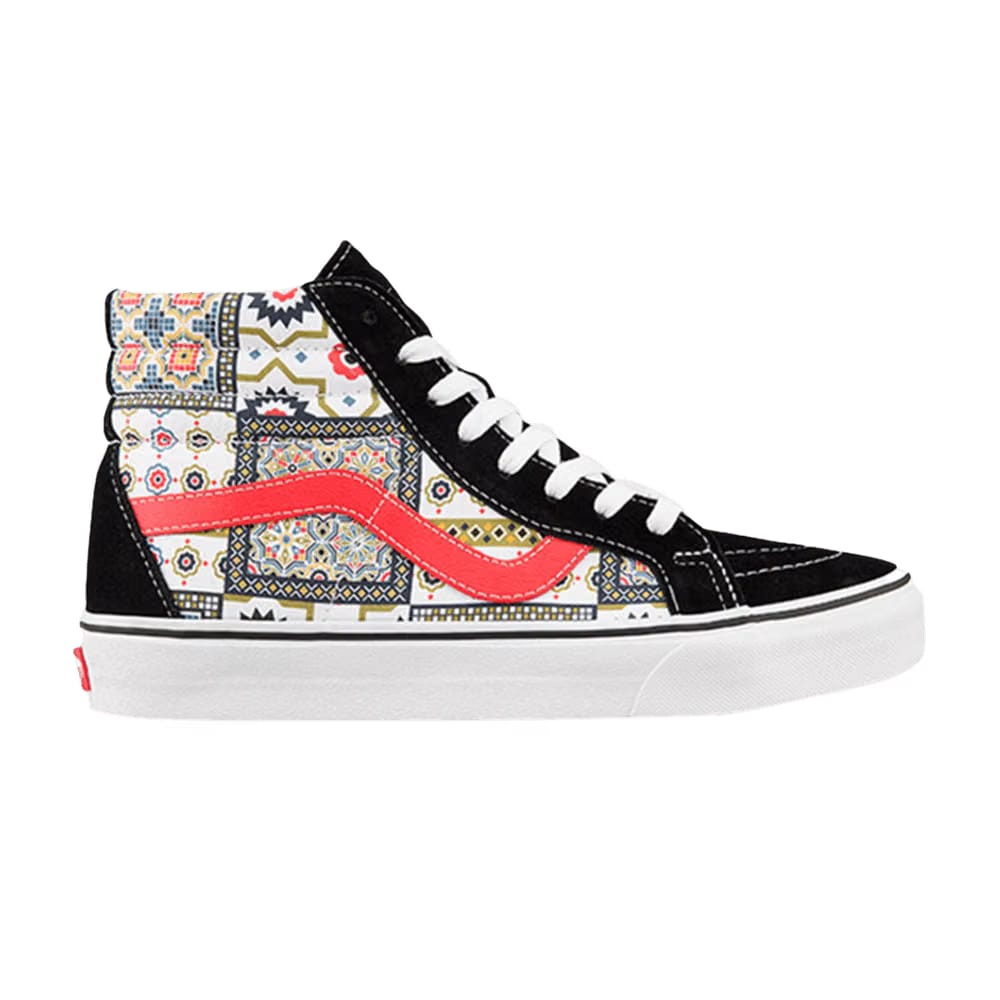 Vans Sk8-Hi Reissue Moroccan Tile Check - Orange