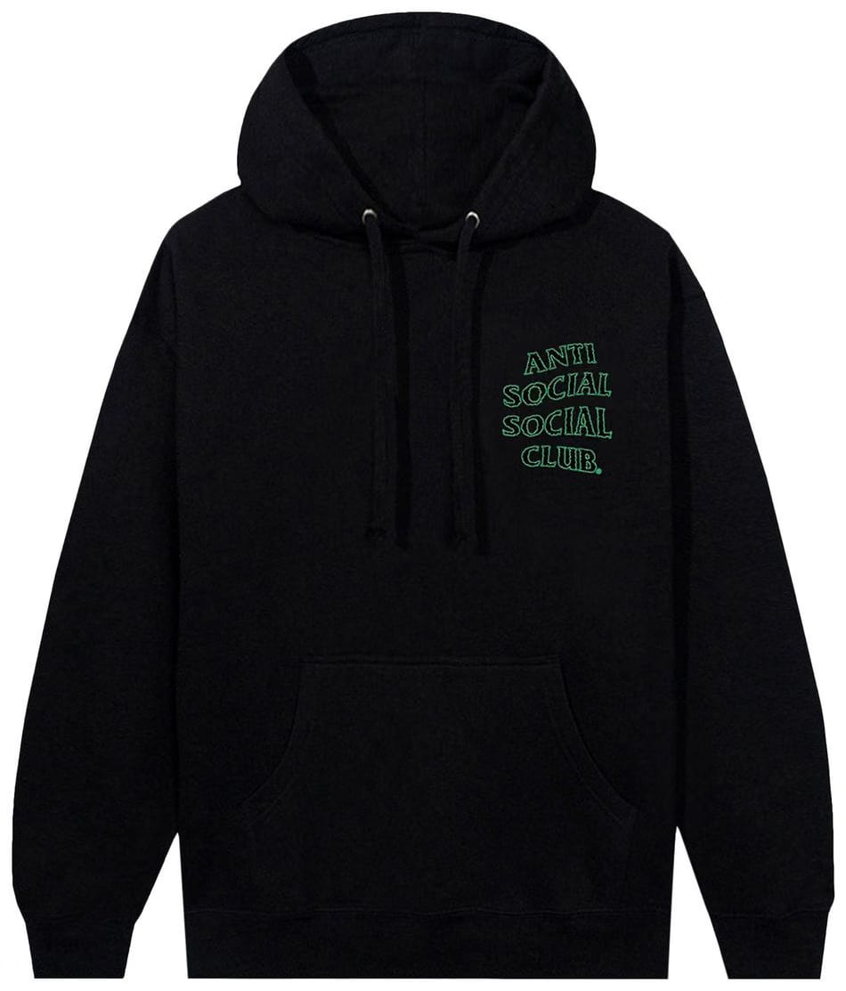 Anti Social Social Club Cannibal Hoodie Black