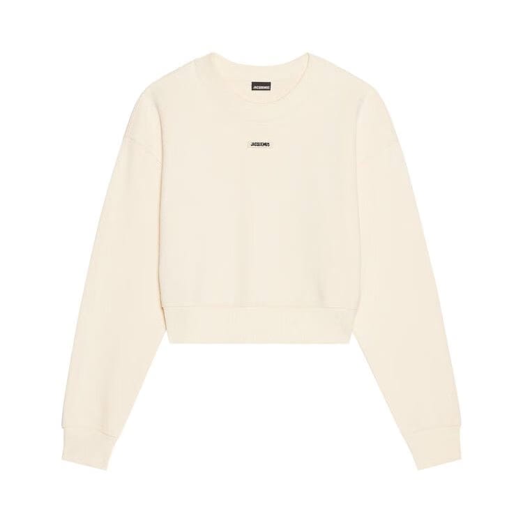 Jacquemus Le Sweatshirt Gros Grain Light Beige