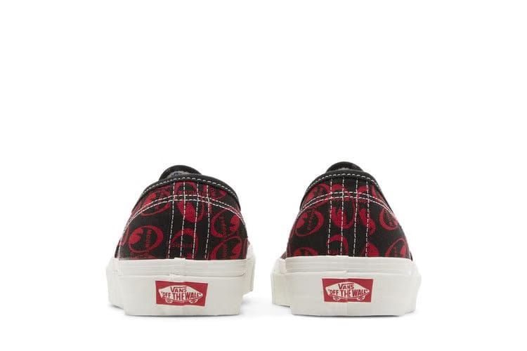 Mooneyes x Vans Authentic 44 DX Anaheim Factory - Black Red