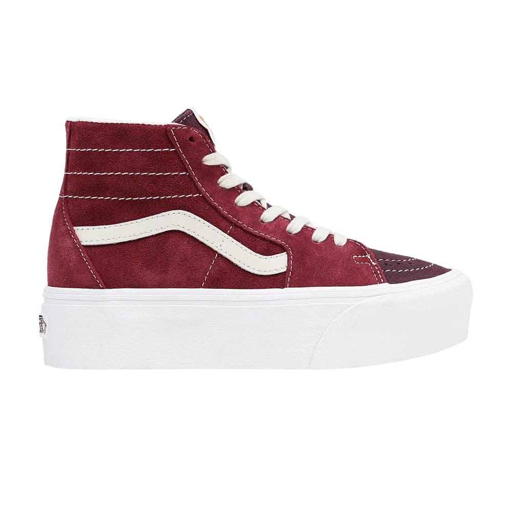 Vans Sk8-Hi Tapered Stackform Varsity Suede - Tawny Port