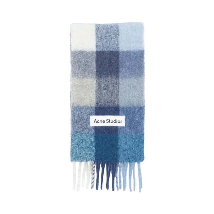 Acne Studios Scarf Indigo/Grey/Light Blue