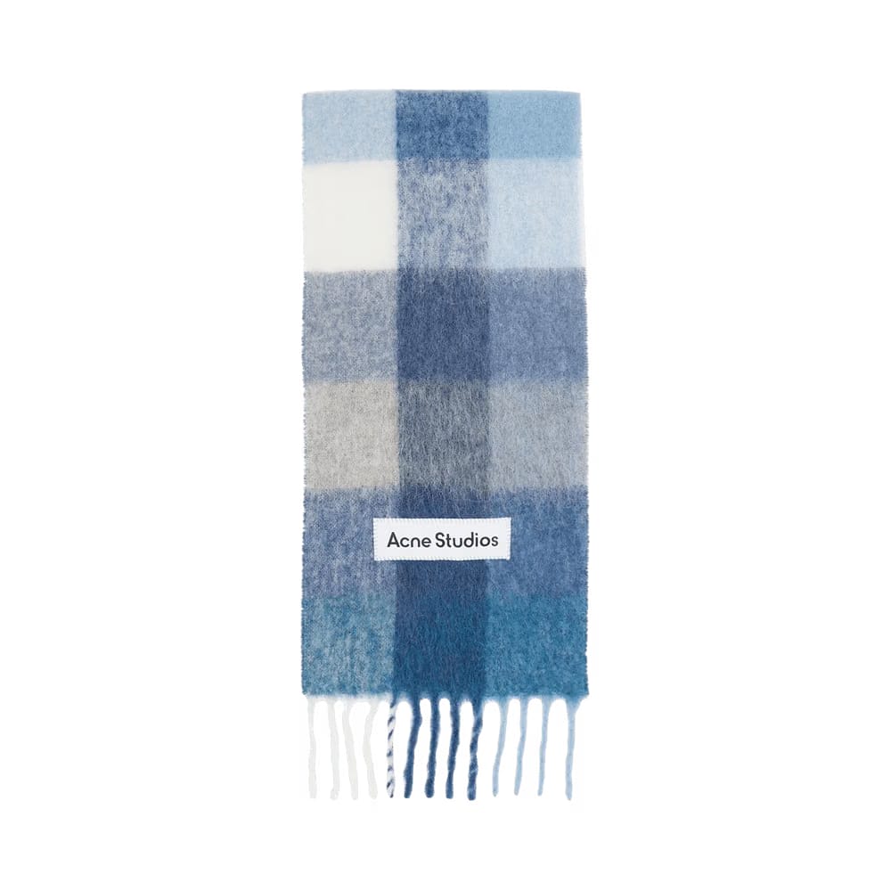 Acne Studios Scarf Indigo/Grey/Light Blue
