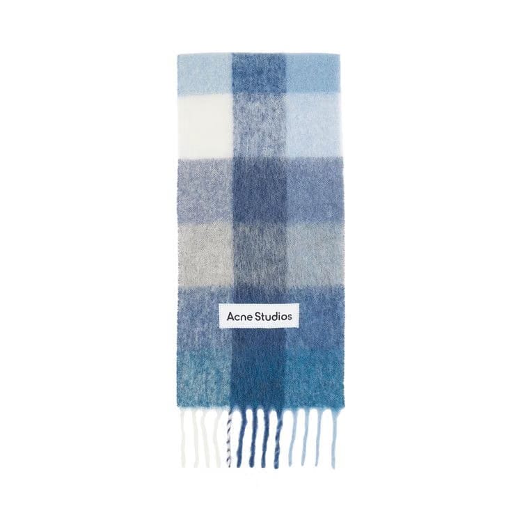 Acne Studios Scarf Indigo/Grey/Light Blue